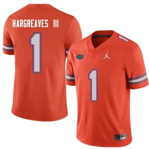 Men's Florida Gators #1 Vernon Hargreaves III NCAA Jordan Brand Orange Authentic Stitched College Football Jersey OOZ1762IX